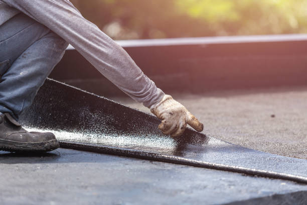Professional Waterproofing technician working in Newburg, MD